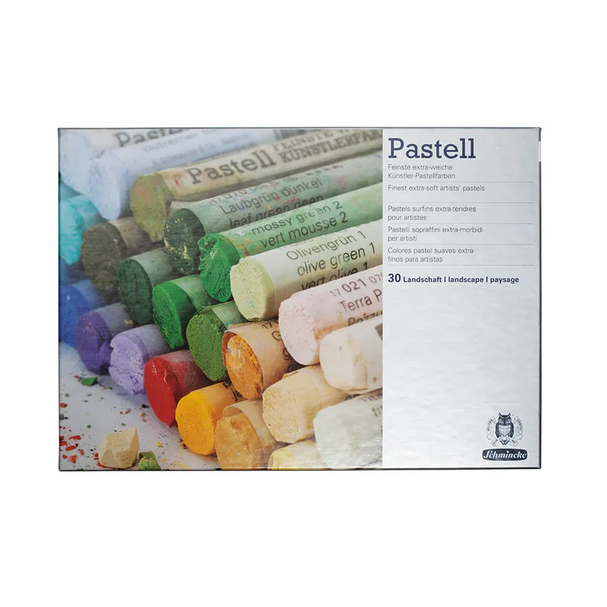 Schmincke Extra-Soft Pastel Landscape Set, Set of 30 Colors
