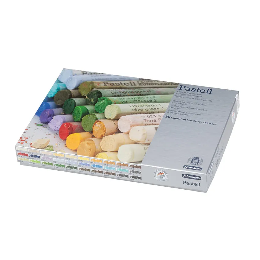Schmincke Extra-Soft Pastel Landscape Set, Set of 30 Colors