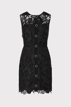 City Ready Elegant Mature Judy Lace Mini Dress