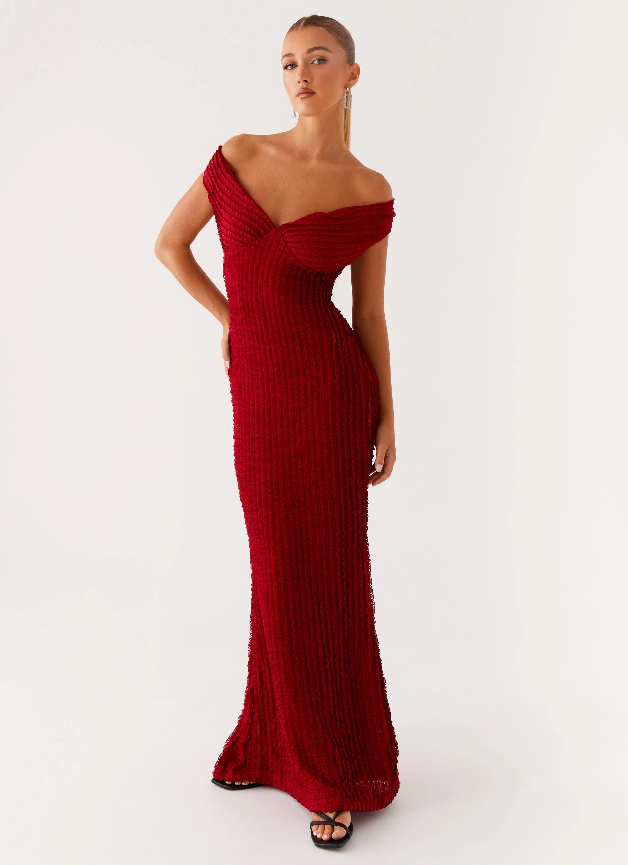 Chantelle Maxi Dress - Red Eye Appeal Fresh Aesthetic