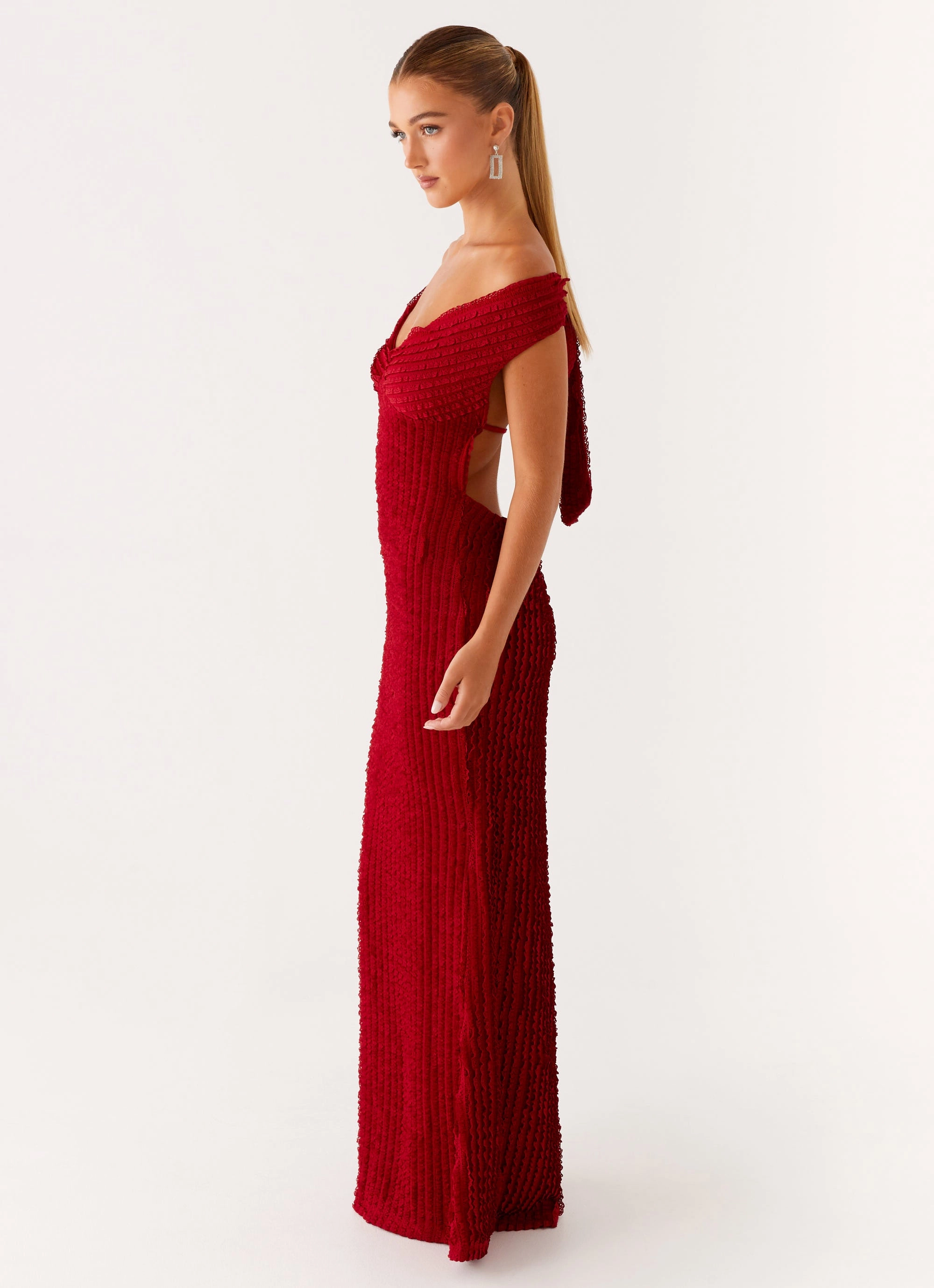 French Vibe Chantelle Maxi Dress - Red