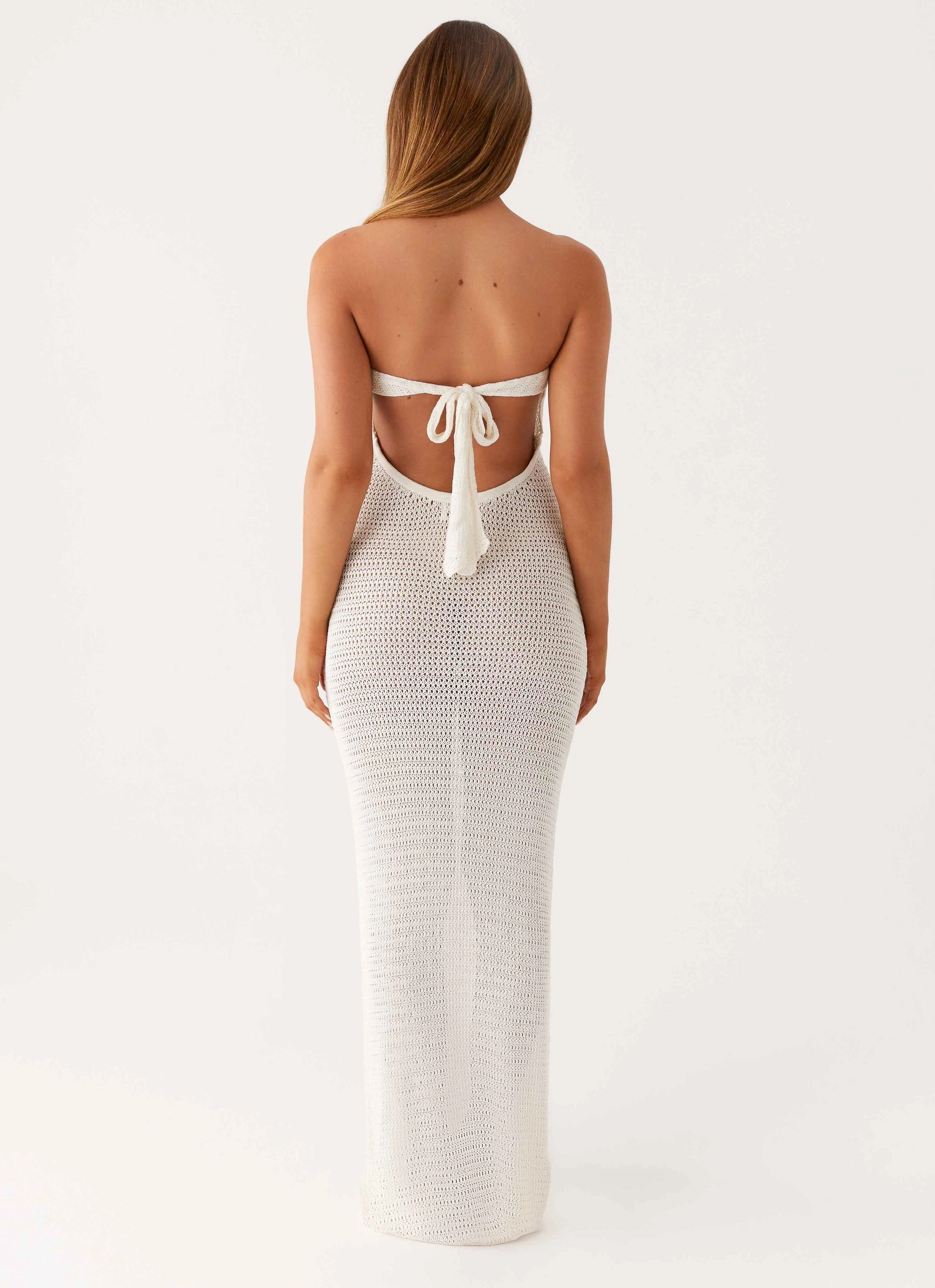 Unlined Look Casual Essential Seafoam Maxi Dress - Ivory
