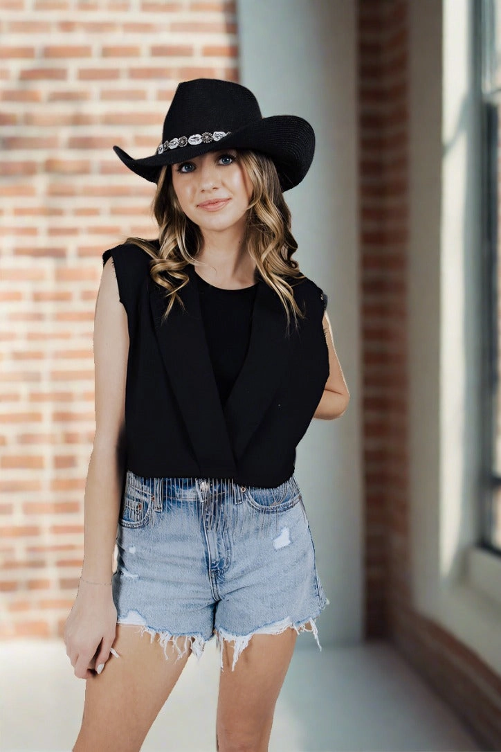 HiddenZipper Rodeo Roundup Fringe Vest - FINAL SALE