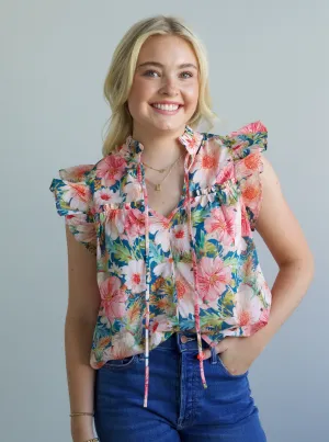 NonScratchyLining SnagResistant Fabric Poppy Ruffle Top