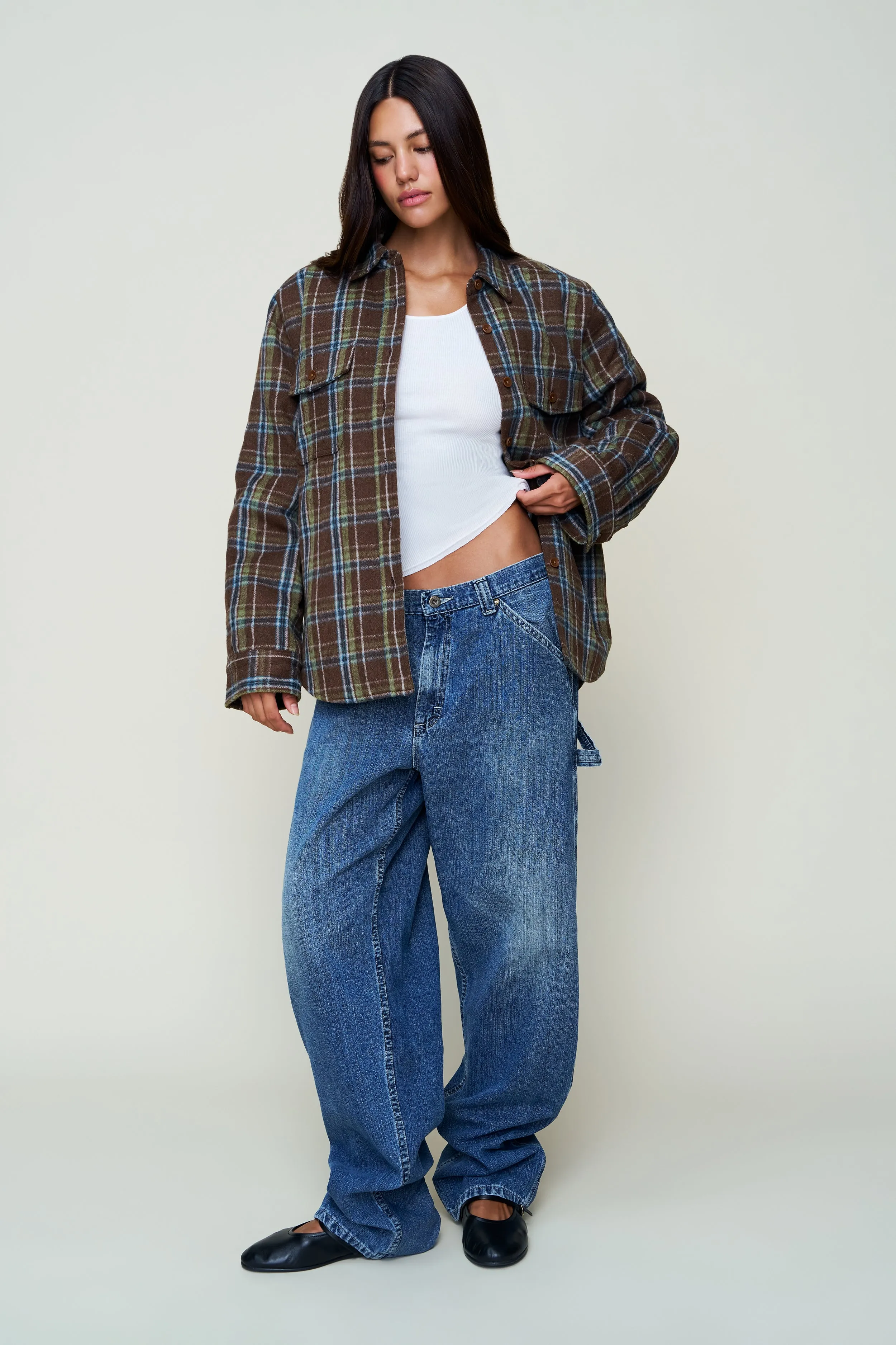 ThermalRegulating Parker Quilted Lined Shacket
