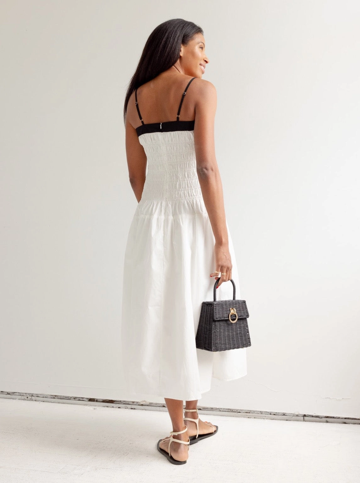 Maude Contrast Dress Quiet Mood Quick Layer