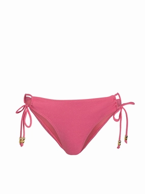 Taryn Bottom In Hibiscus Metallic Comfort Swim