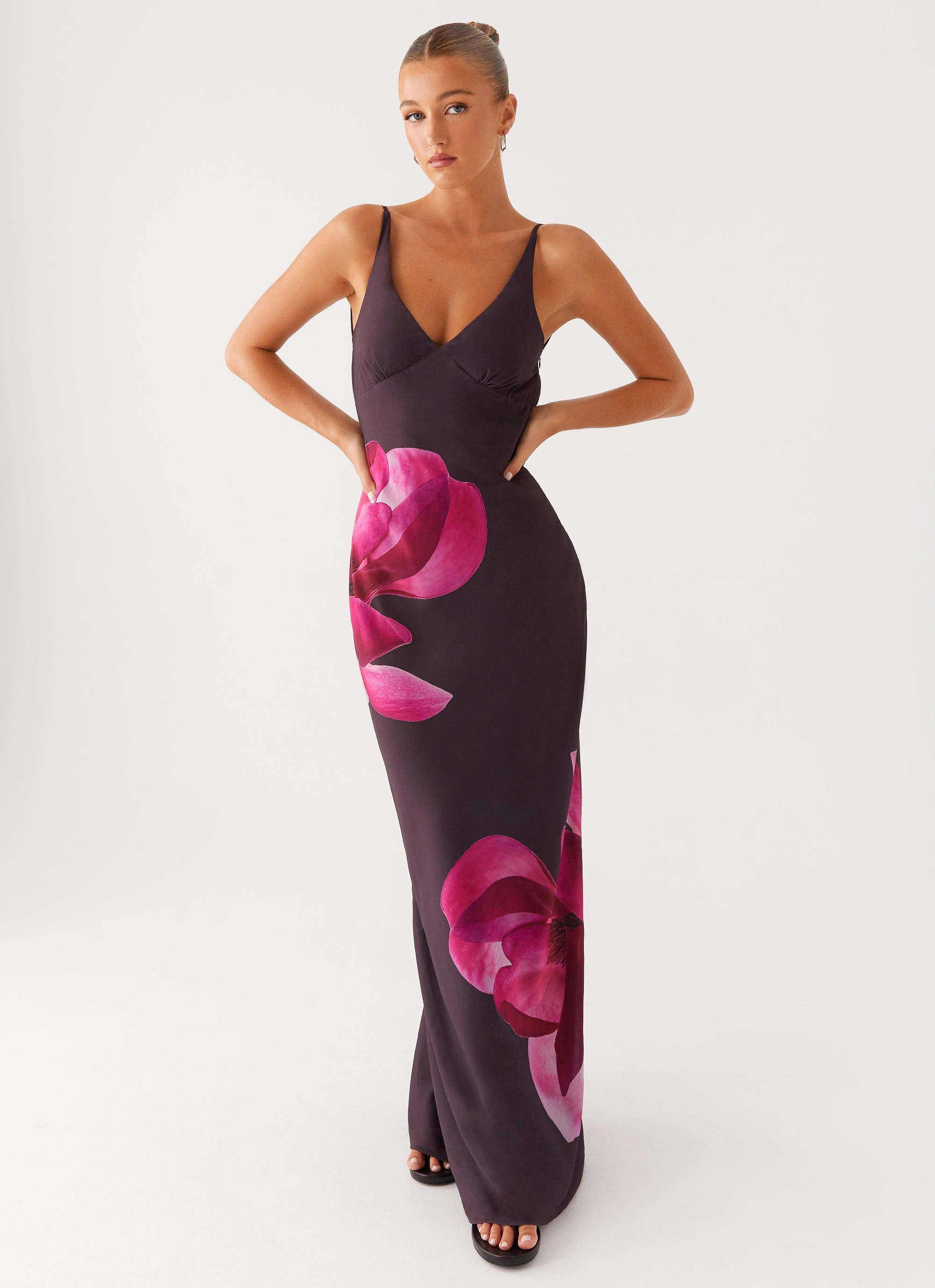 Professional Comfort Versatile occasion dress Griselda Maxi Dress - Dark Chocolate