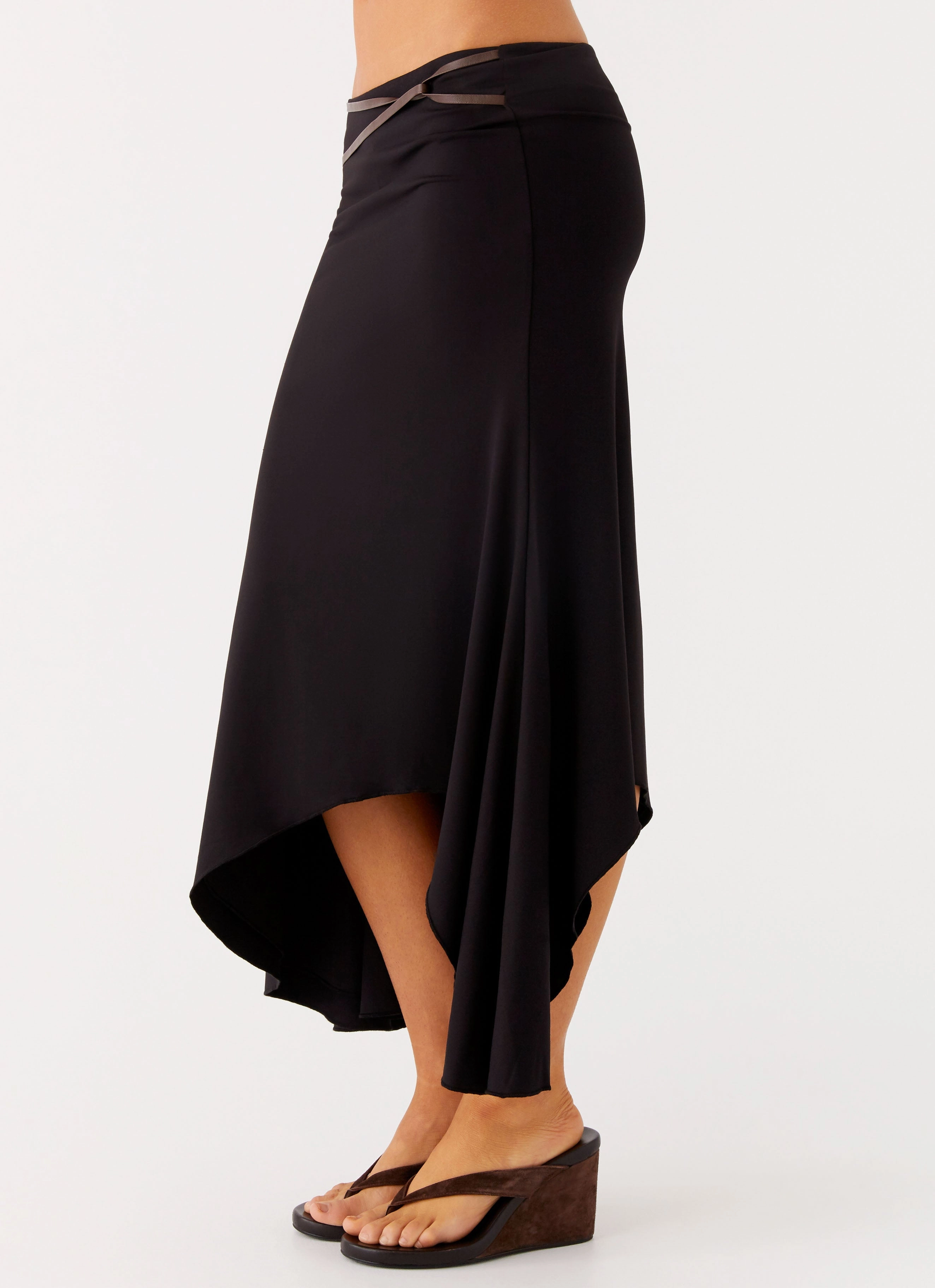 Seattle Midi Skirt - Black Chill Look
