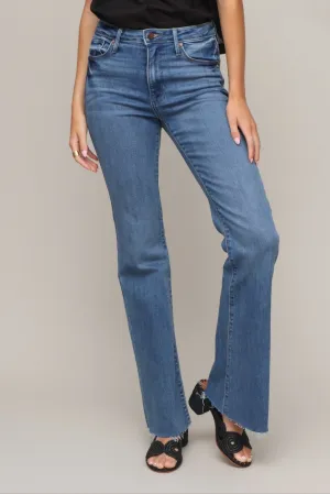 Elastic Cuff High Rise Scissor Cut Flare
