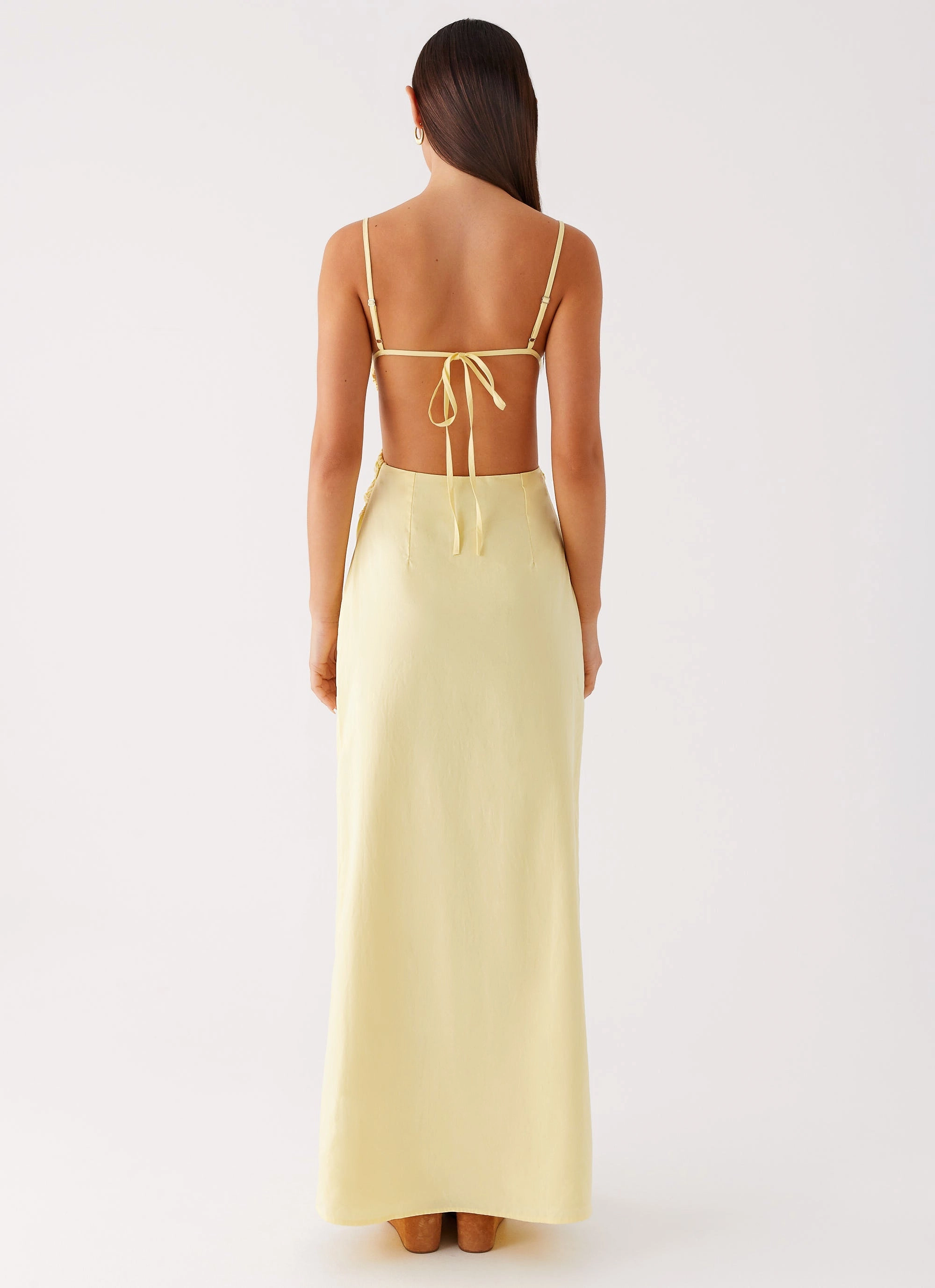 Modern Layering Calm Flow Selah Maxi Dress - Yellow