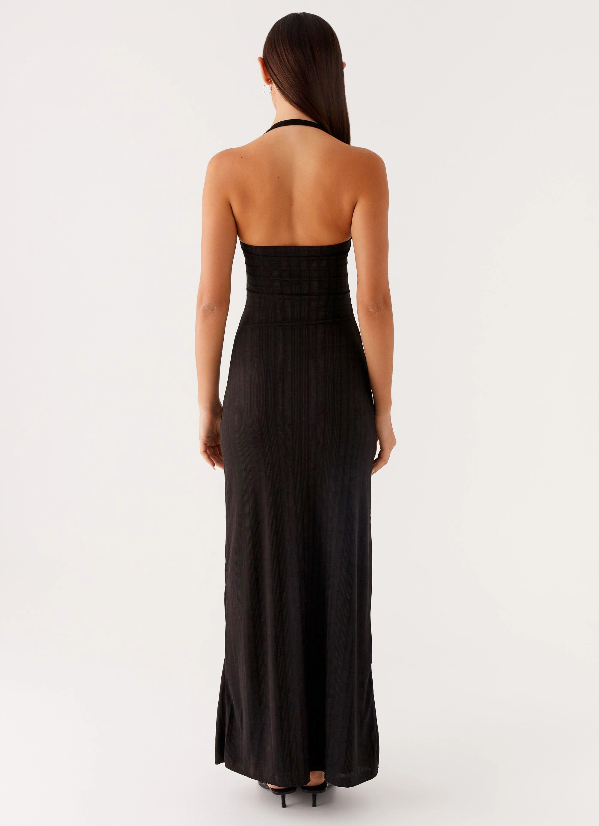 Flattering Design Casual weekend dress Selene Maxi Dress - Black