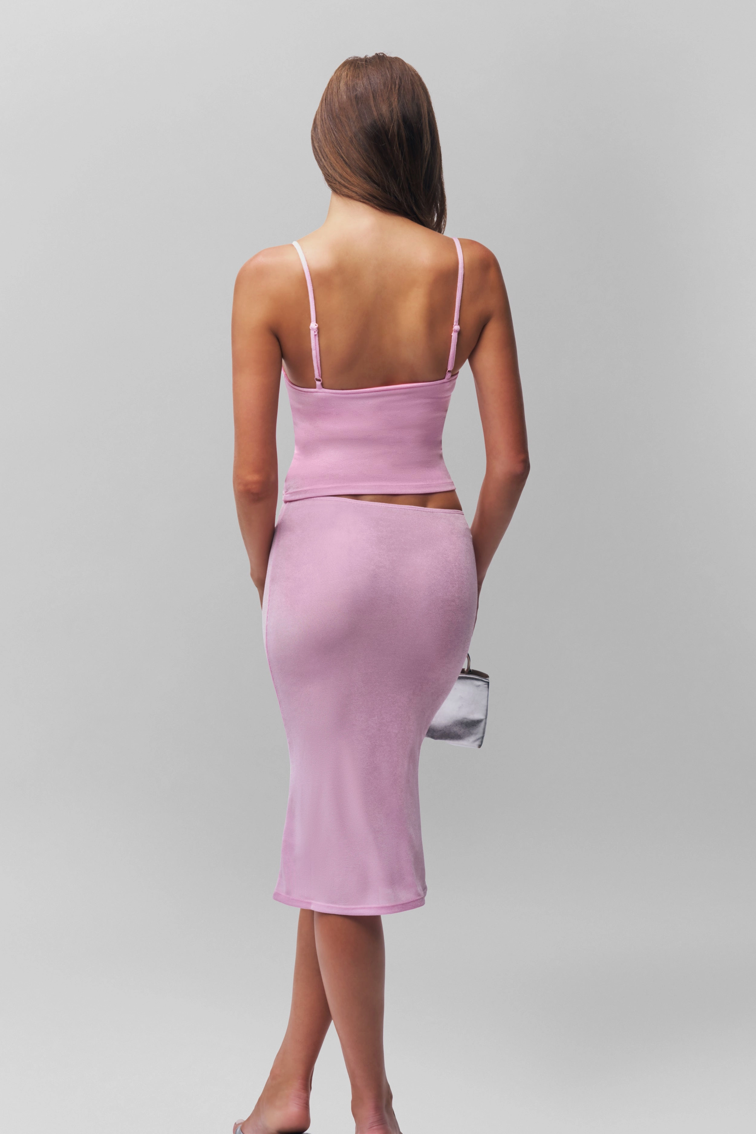 Selene Midi Skirt Recycled Polyester Custom made