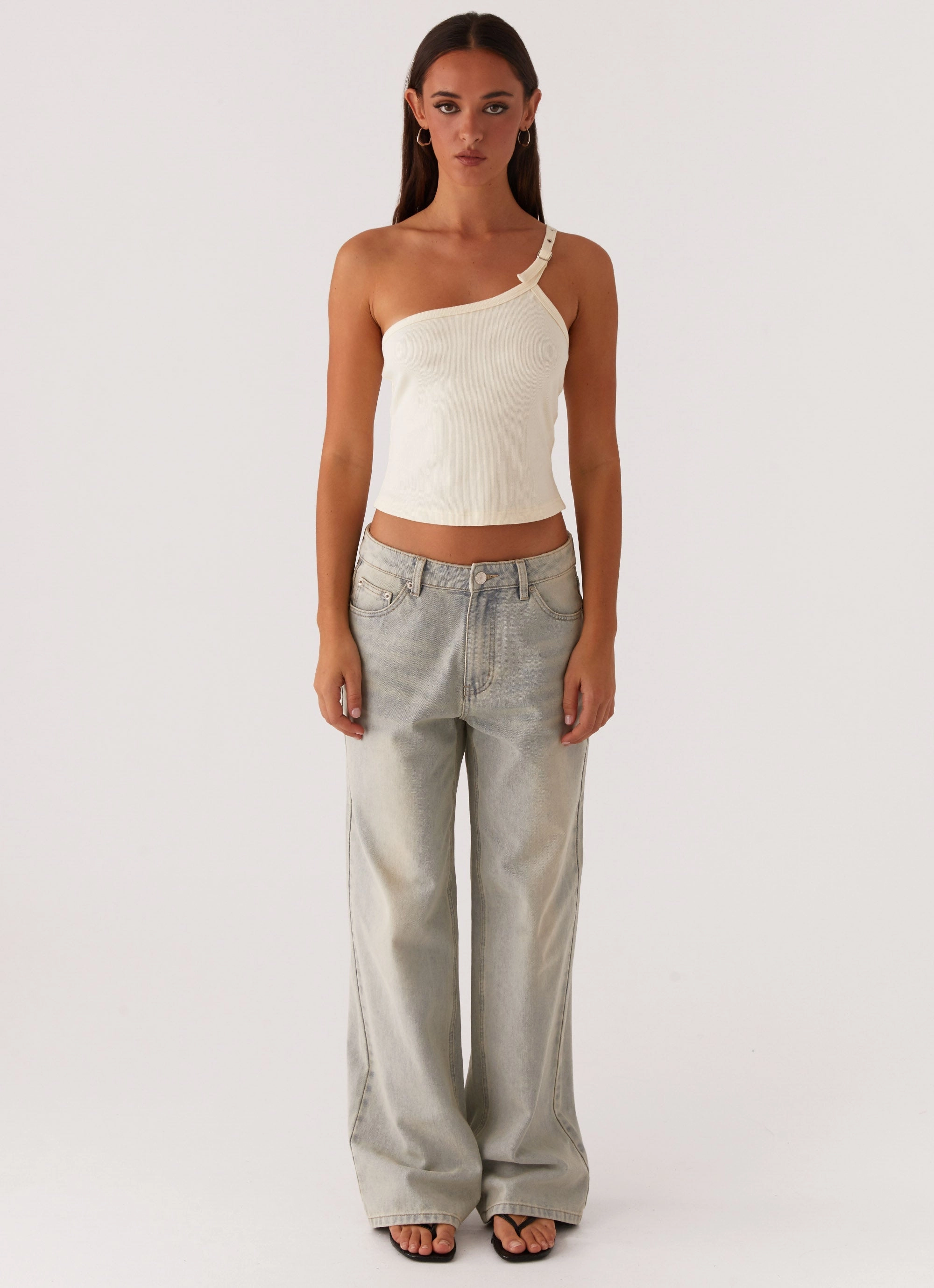 Chic Fit Keanna Low Rise Denim Jeans - Vintage