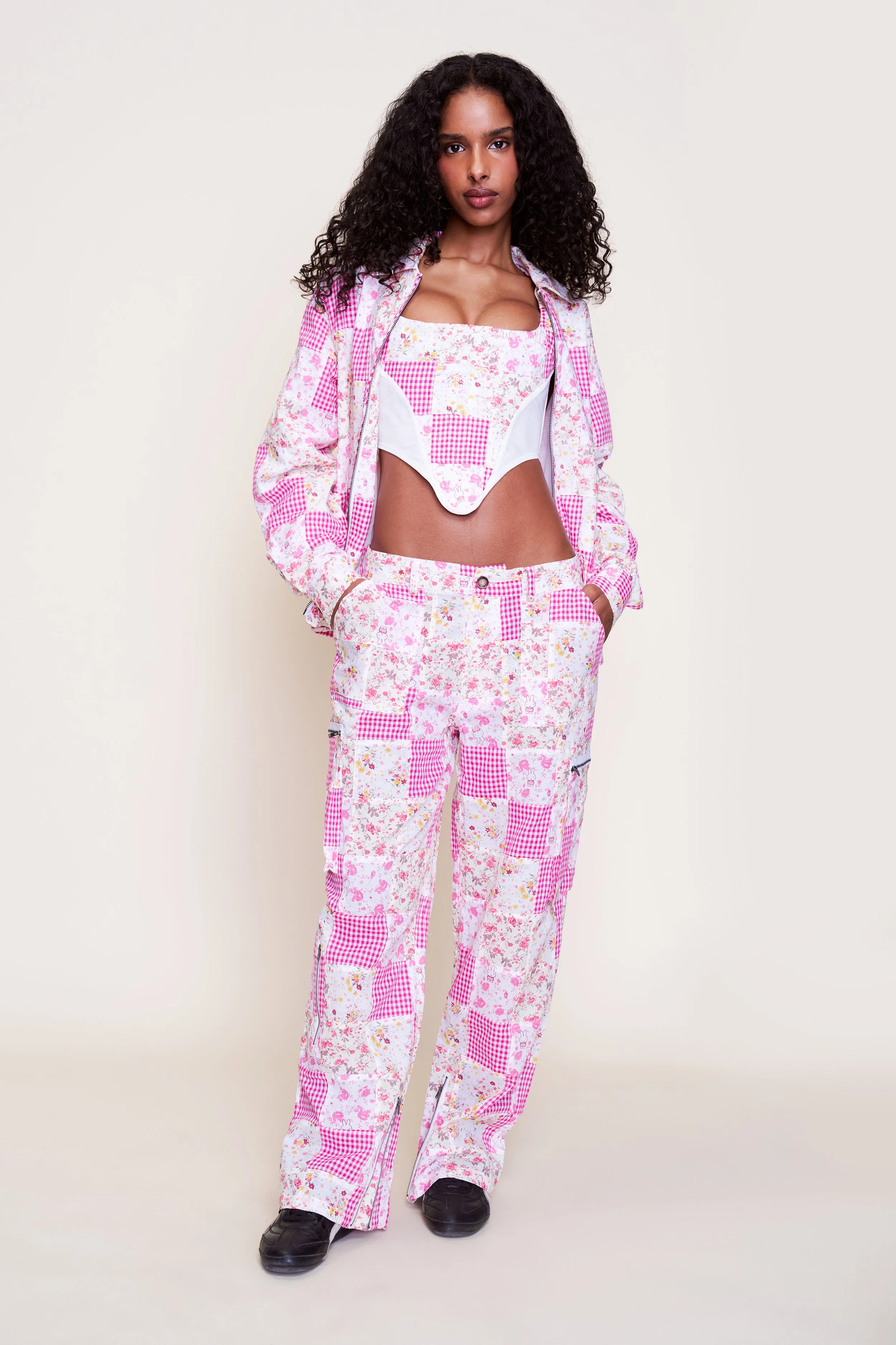 Serene Patchwork Corset Unstructured Fit