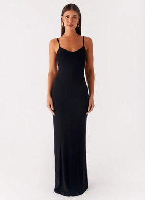 Smart Wear Serene Escape Maxi Dress - Black