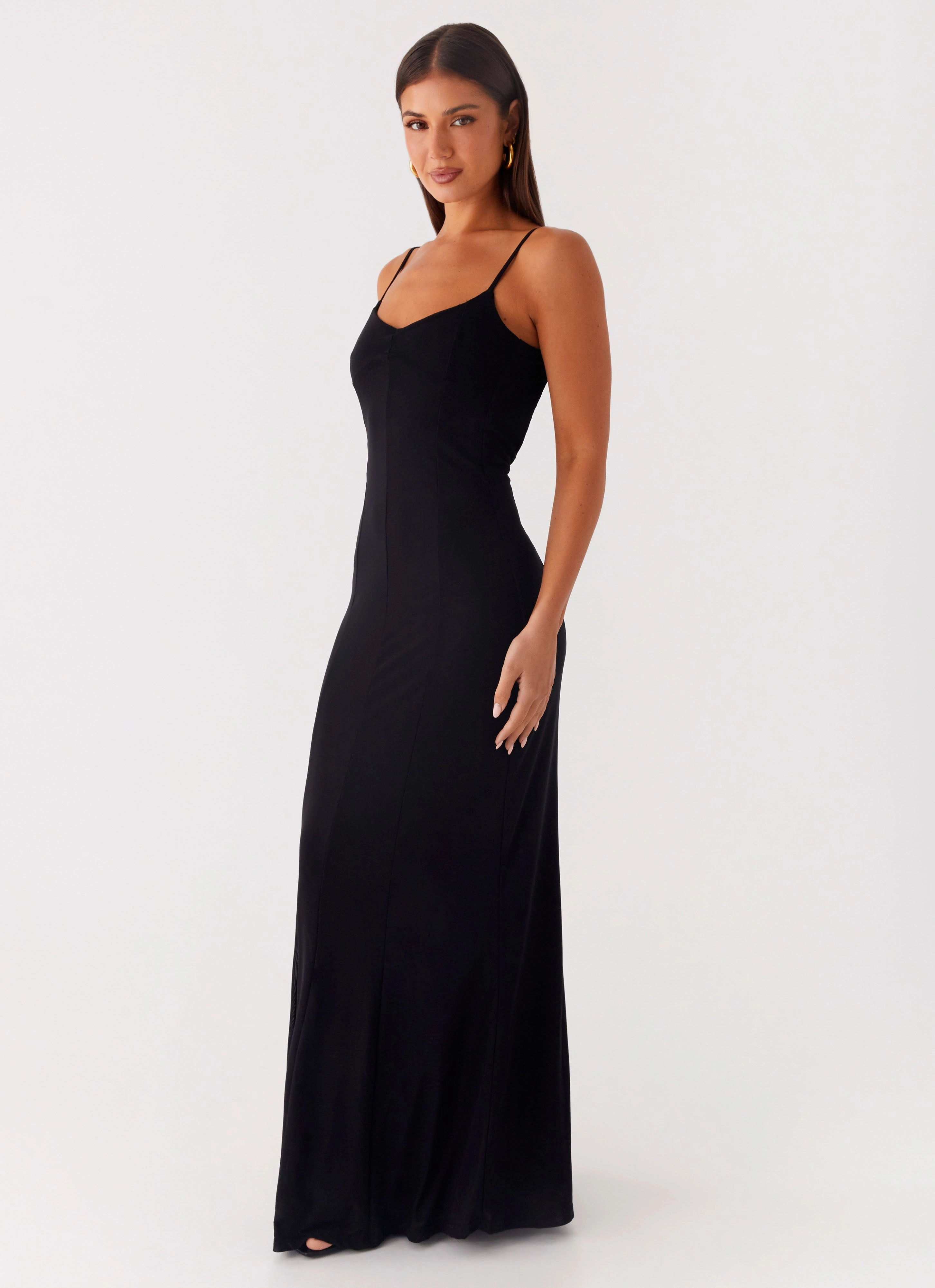 Serene Escape Maxi Dress - Black Night Ready