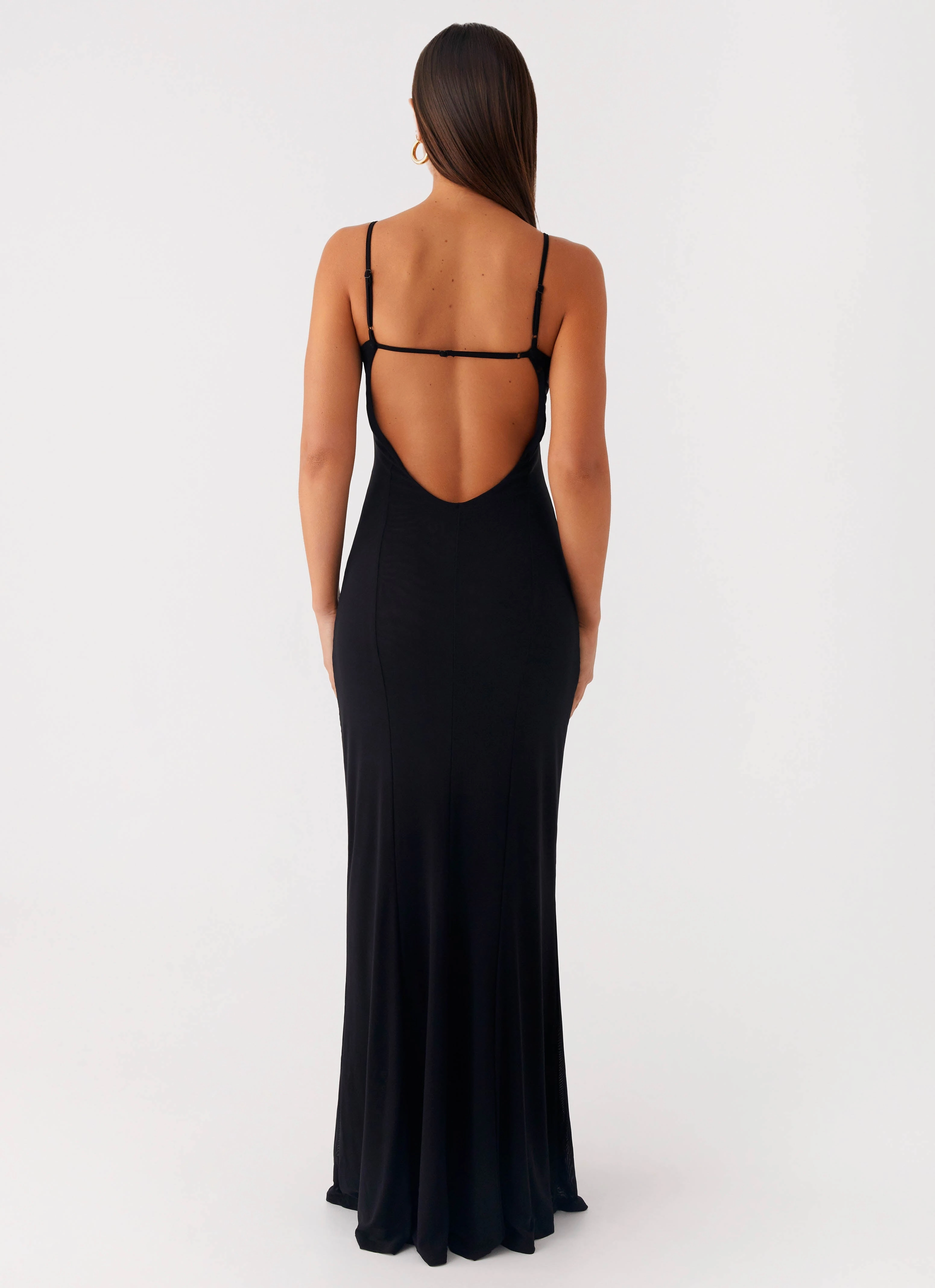 Serene Escape Maxi Dress - Black Spring Vibe Soft Curve