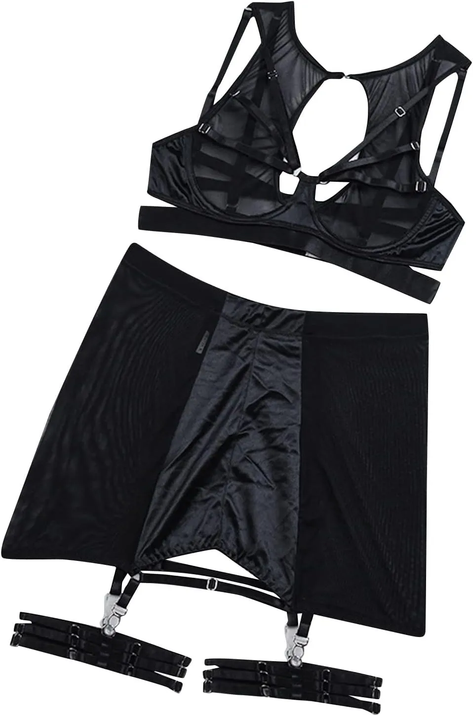 Sexy Pajama Set for Women Strap Lingerie Ladies Crochet Lace Lingerie for Plus Size Women Sexy Women Clothing