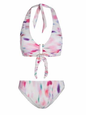 Beach Moments Shana Top   Classic Midrise Bottom In Hazy Ikat Ivory