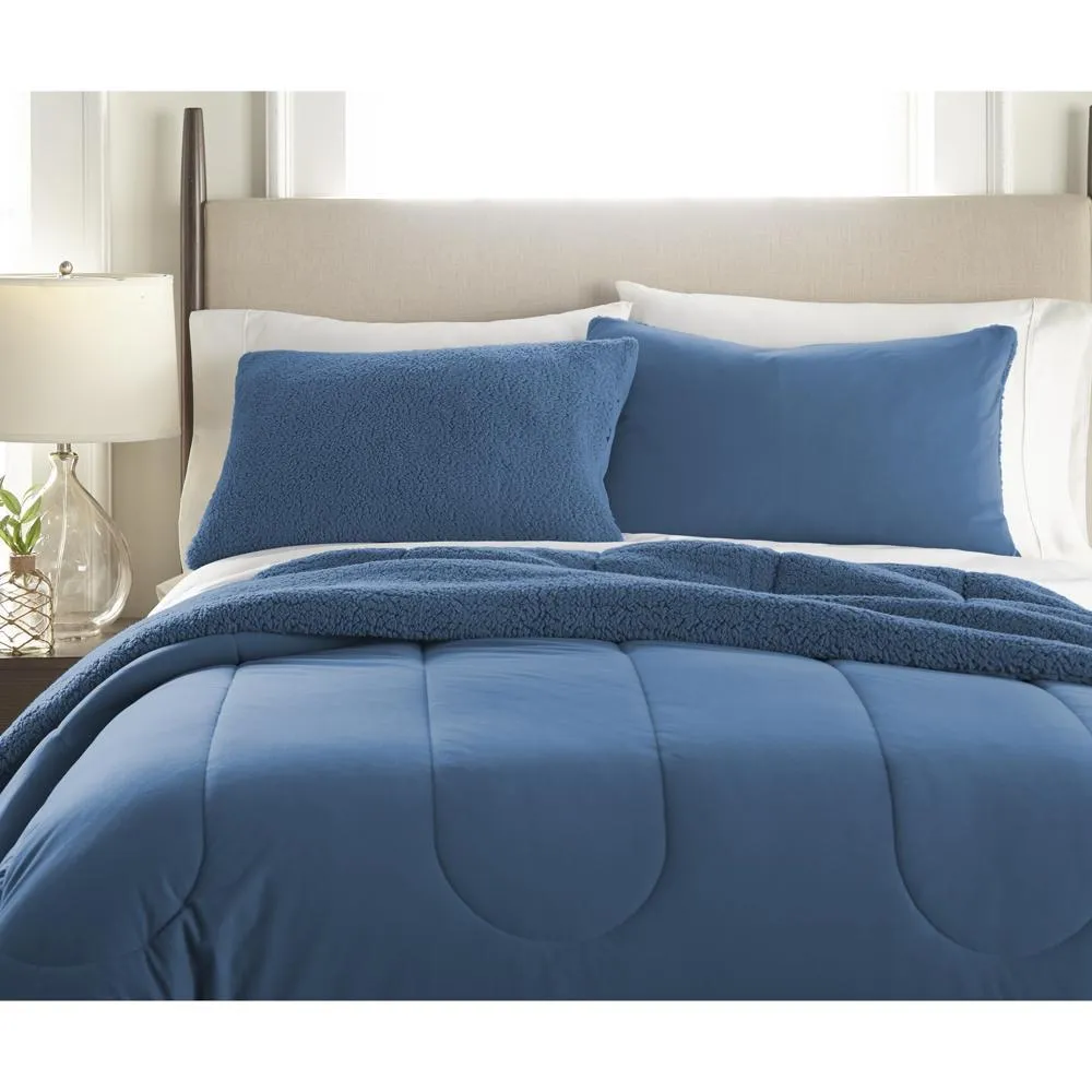 Shavel Home Products - Micro Flannel Reverse to  Comforter Set