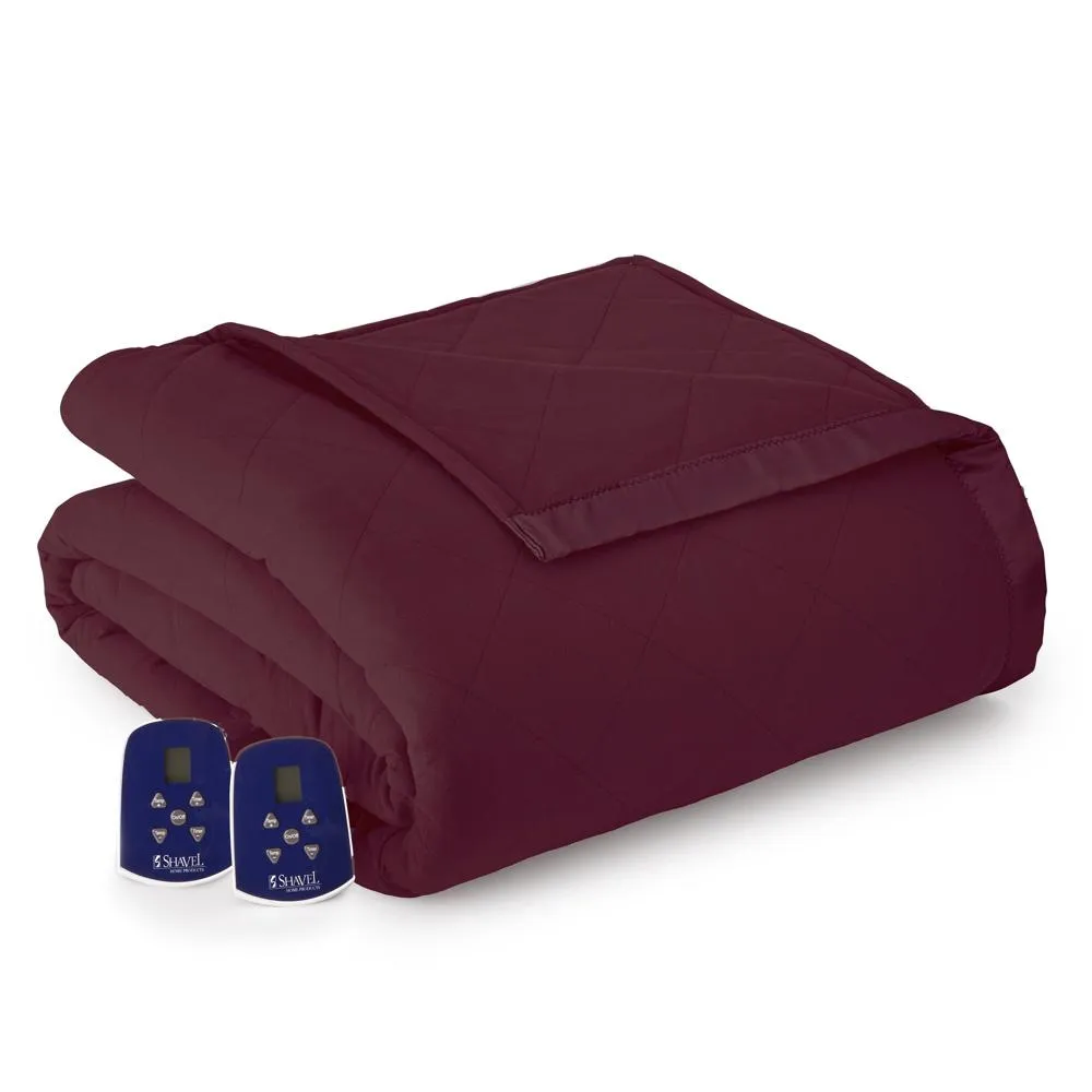 Shavel Micro Flannel High Quality Durable Heating Technology Luxuriously Soft & Warm Electric Blanket