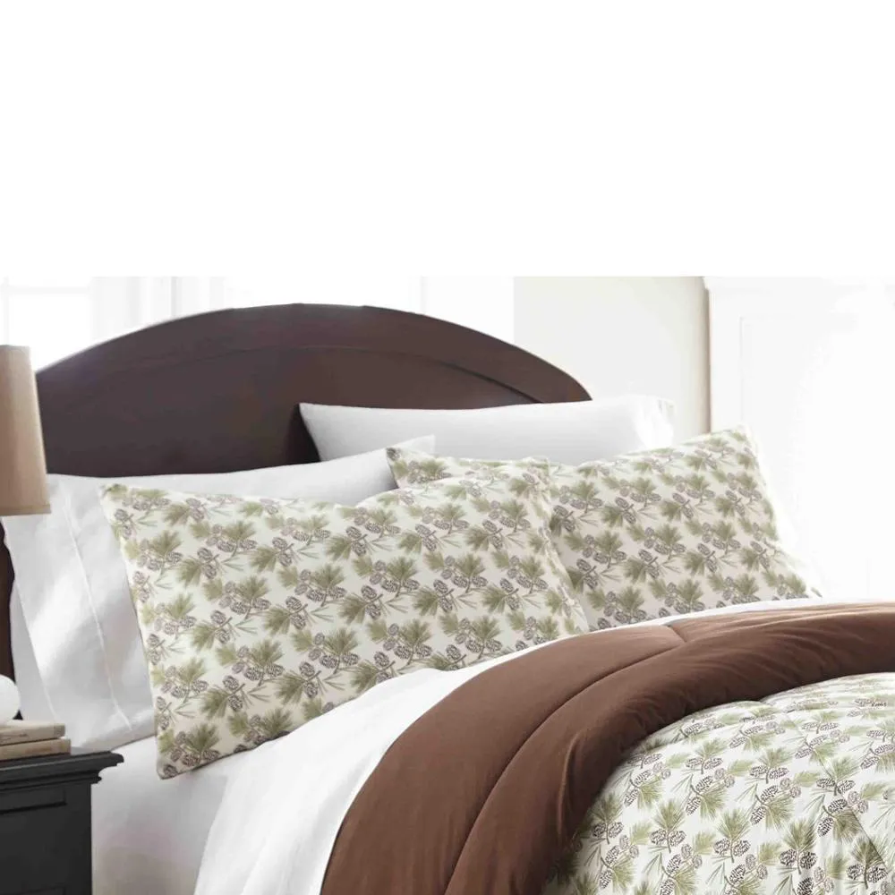 Shavel Micro Flannel High Quality Solid Color Reversible Luxuriously Soft & Warm Comfortable Comforter Mini Set