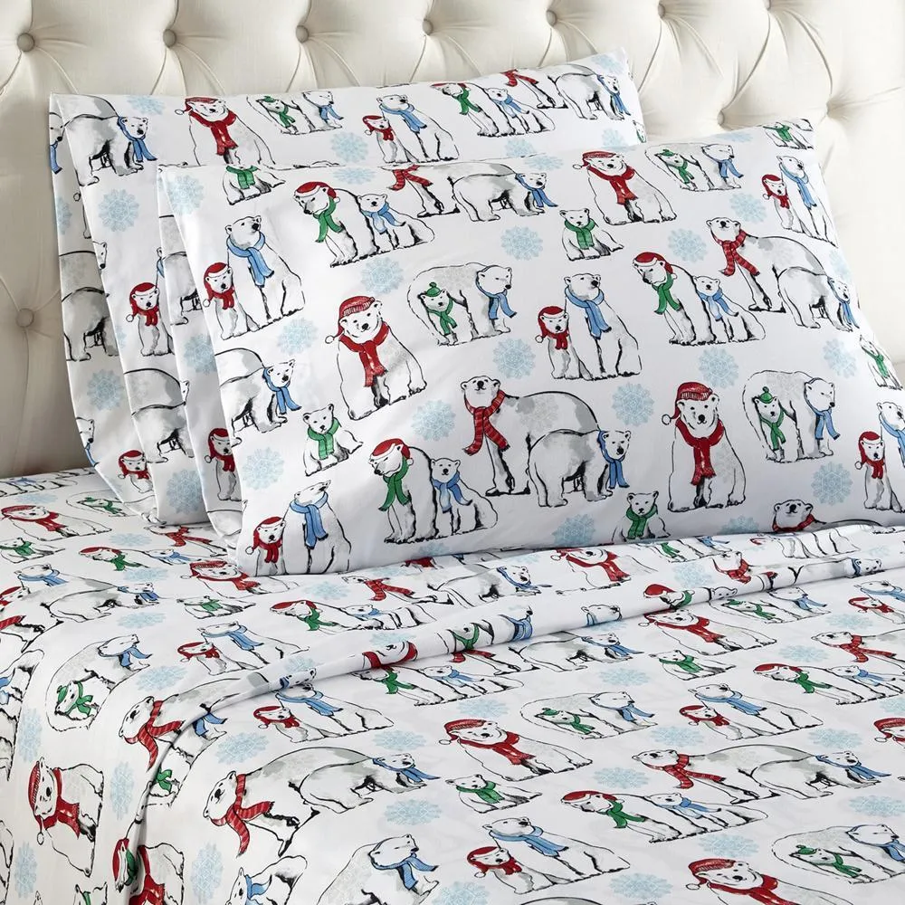 Shavel Micro Flannel Printed Sheet Set