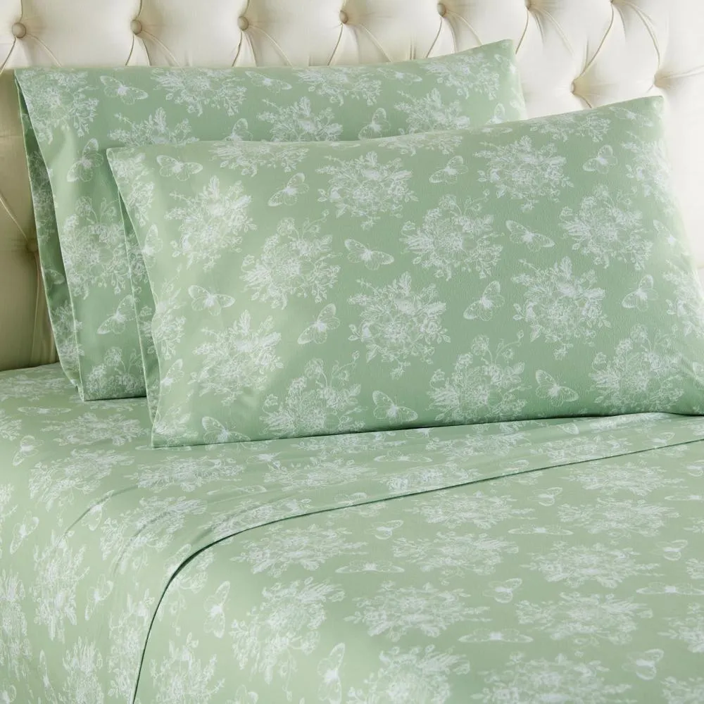 Shavel Micro Flannel Printed Sheet Set