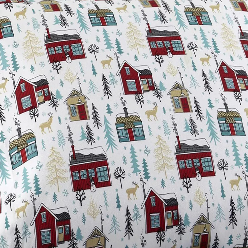 Shavel Micro Flannel Printed Sheet Set