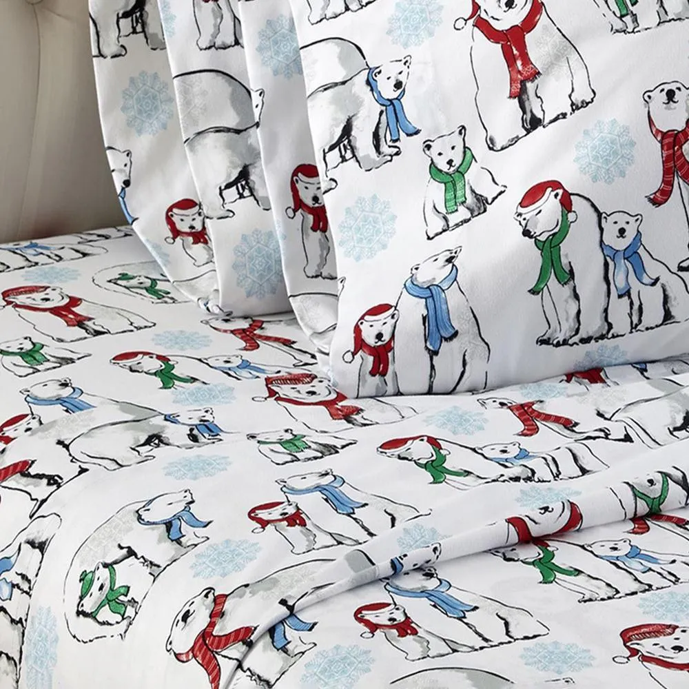 Shavel Micro Flannel Printed Sheet Set