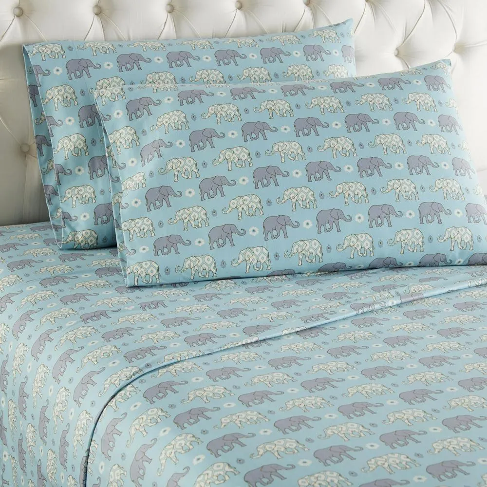 Shavel Micro Flannel Printed Sheet Set