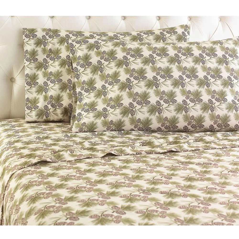 Shavel Micro Flannel Printed Sheet Set