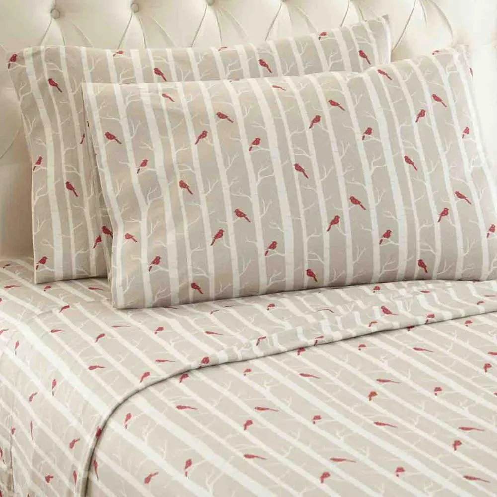 Shavel Micro Flannel Printed Sheet Set