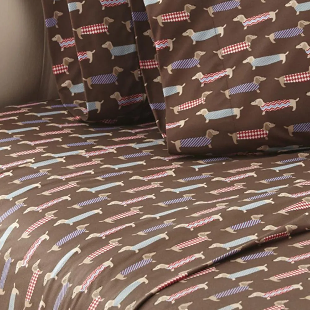 Shavel Micro Flannel Printed Sheet Set