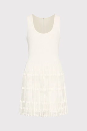 Sheer Knit Fit And Flare Mini Dress Seasonal Style