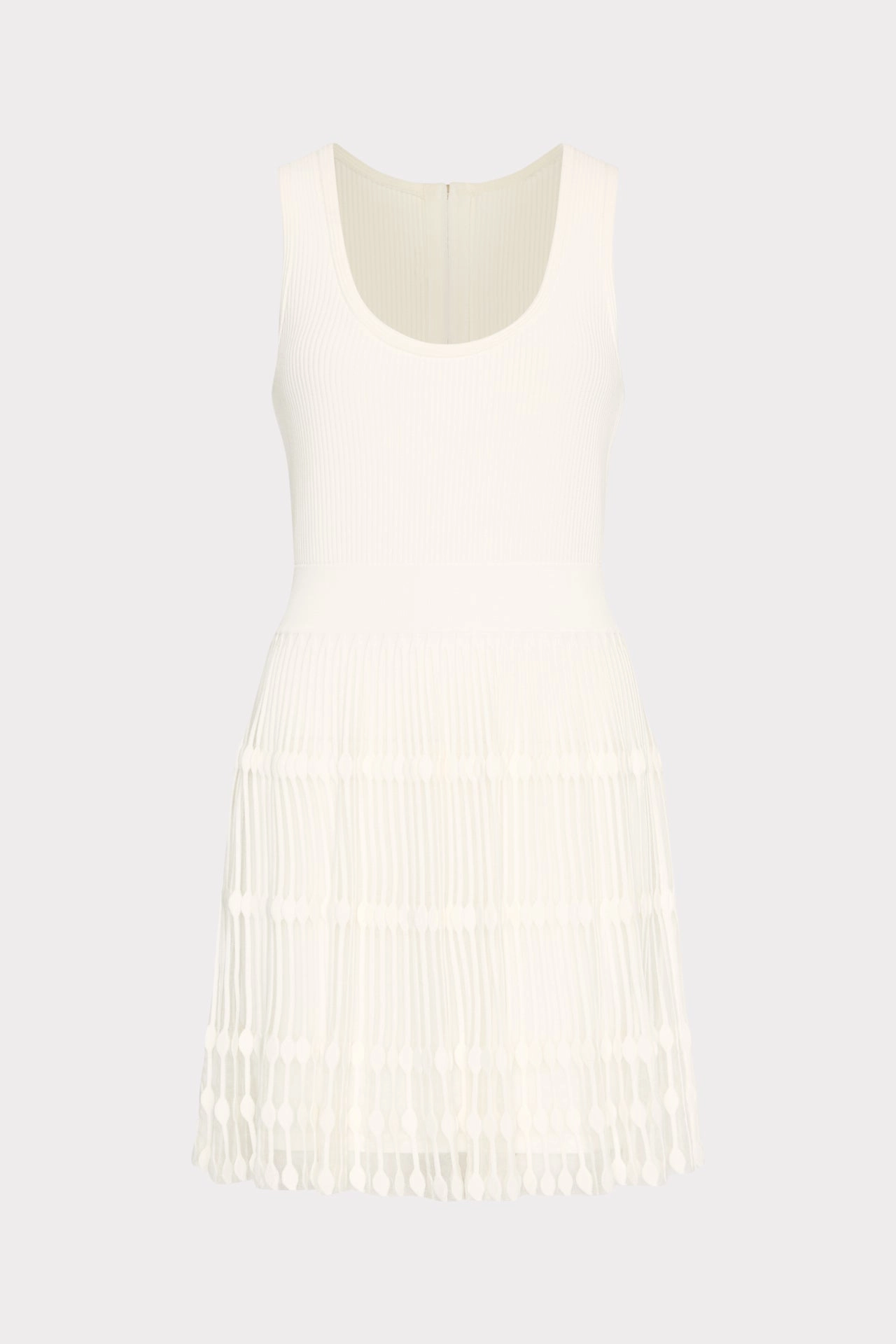 Sheer Knit Fit And Flare Mini Dress Seasonal Style