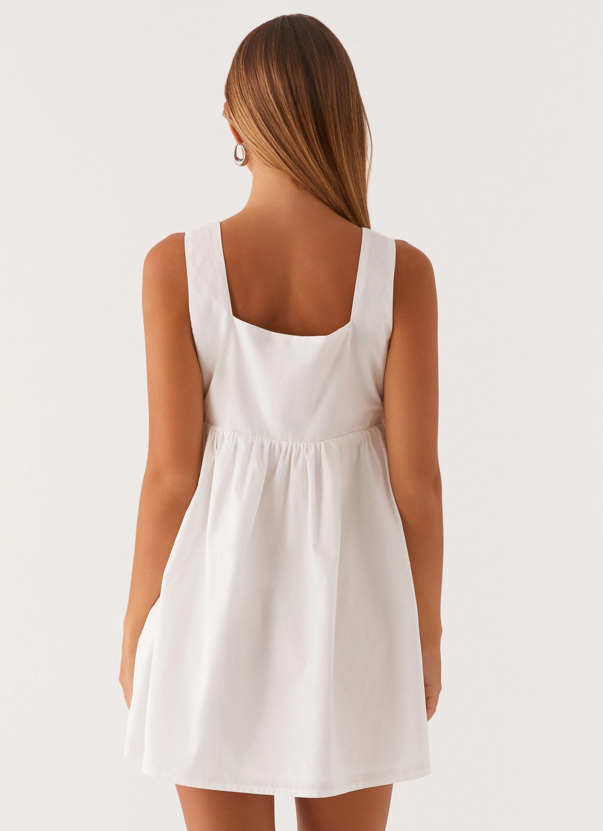 Natural Mood Ottoline Babydoll Mini Dress - White