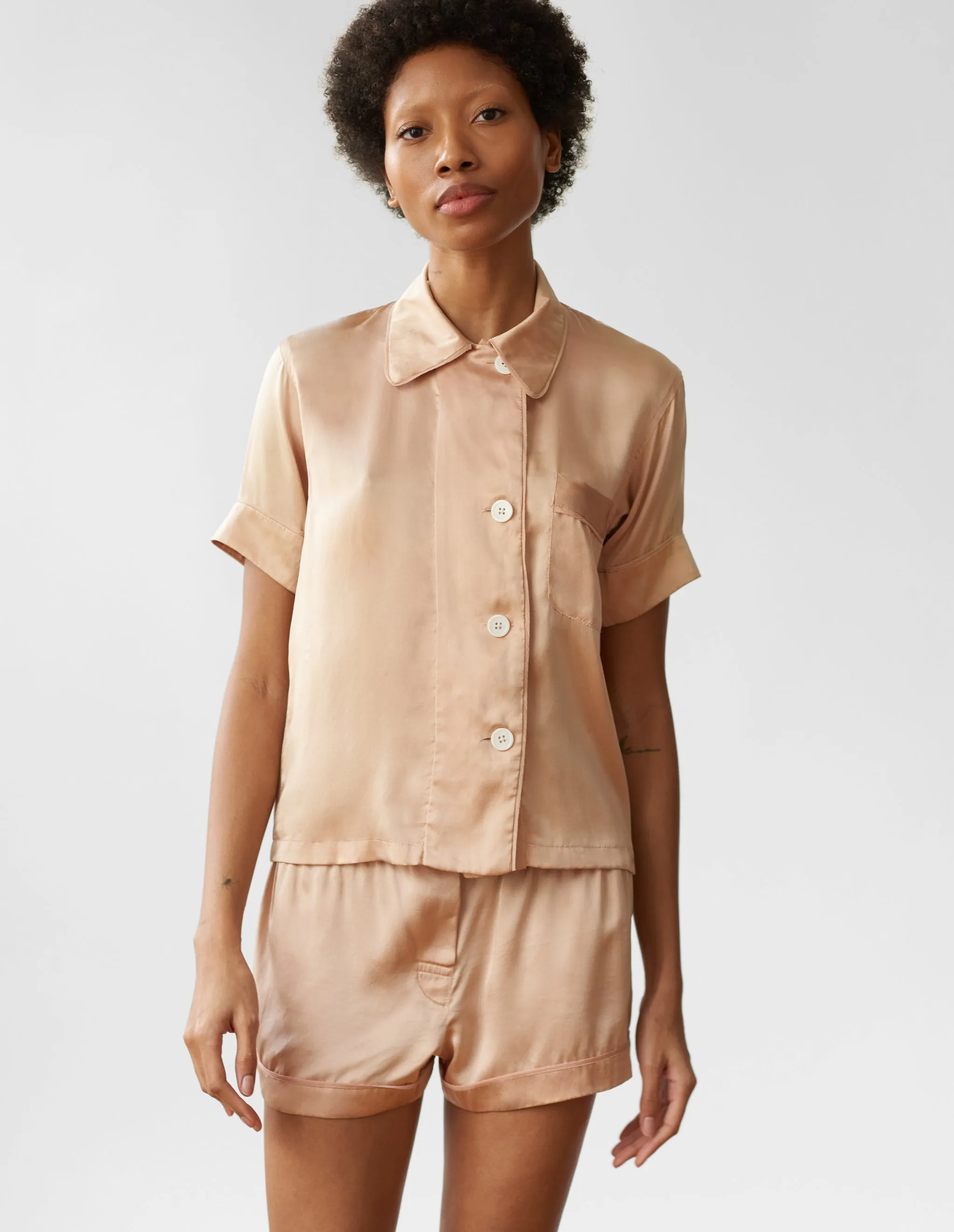Shelby Pajama Top Bare