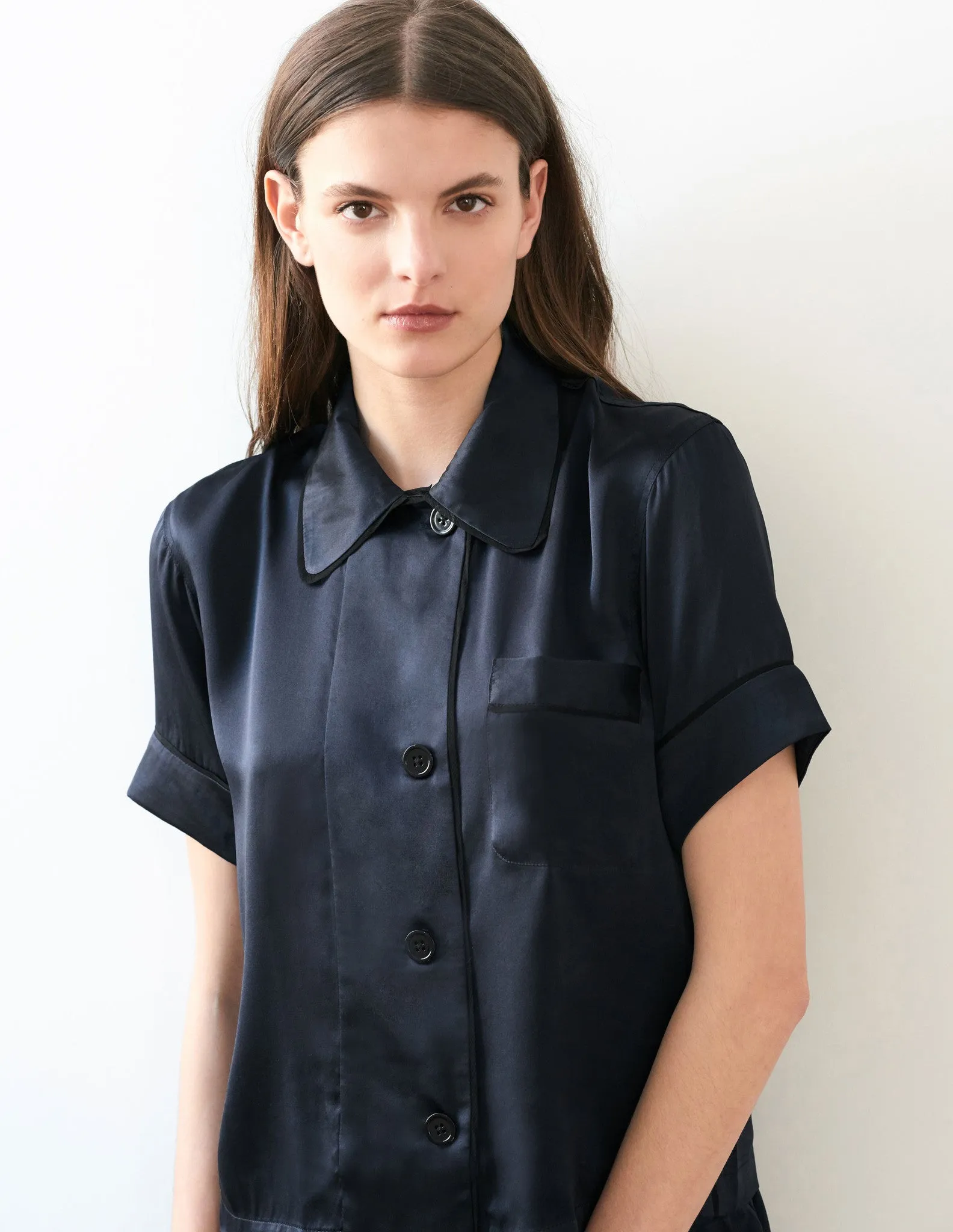 Shelby Pajama Top Sea