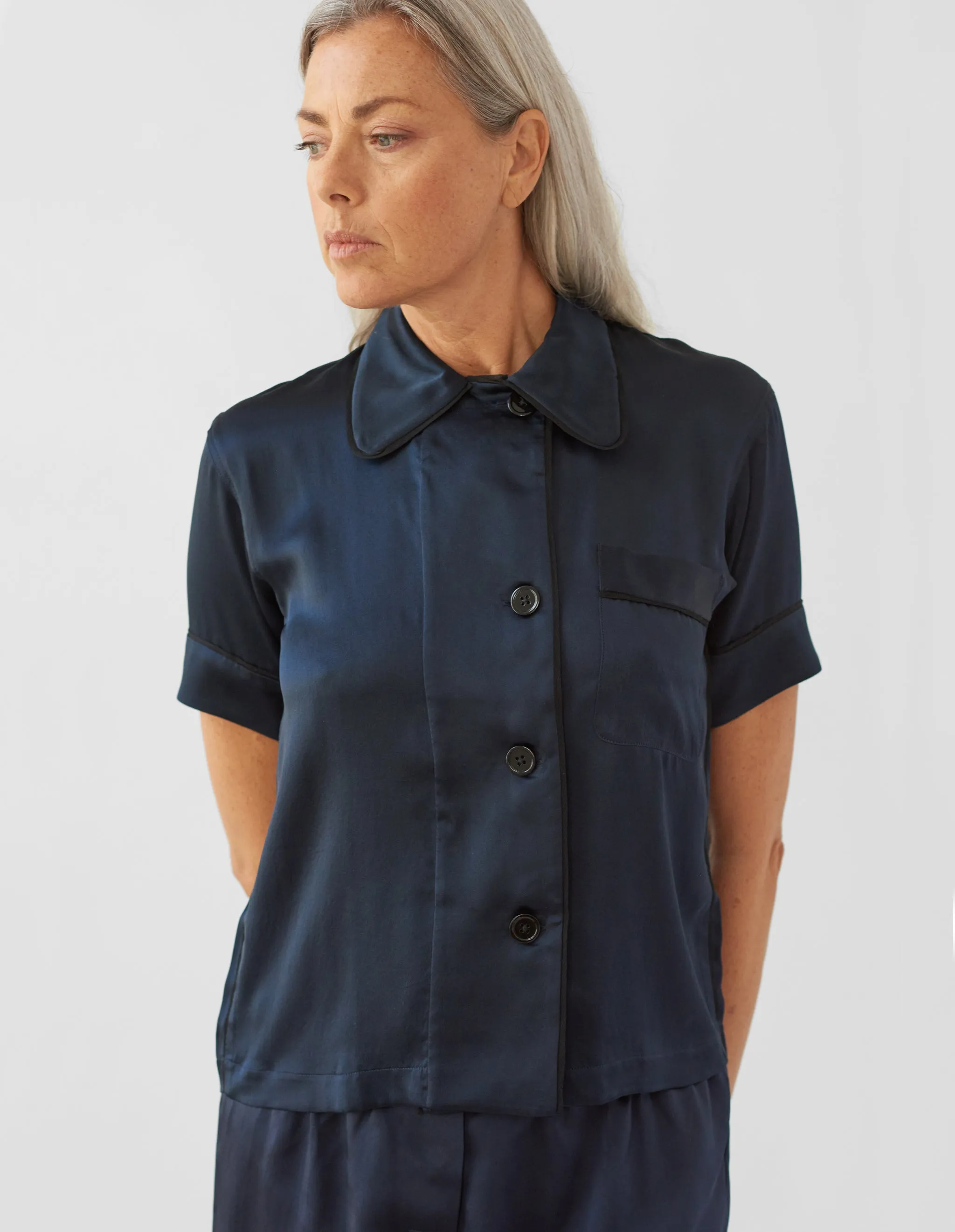 Shelby Pajama Top Sea