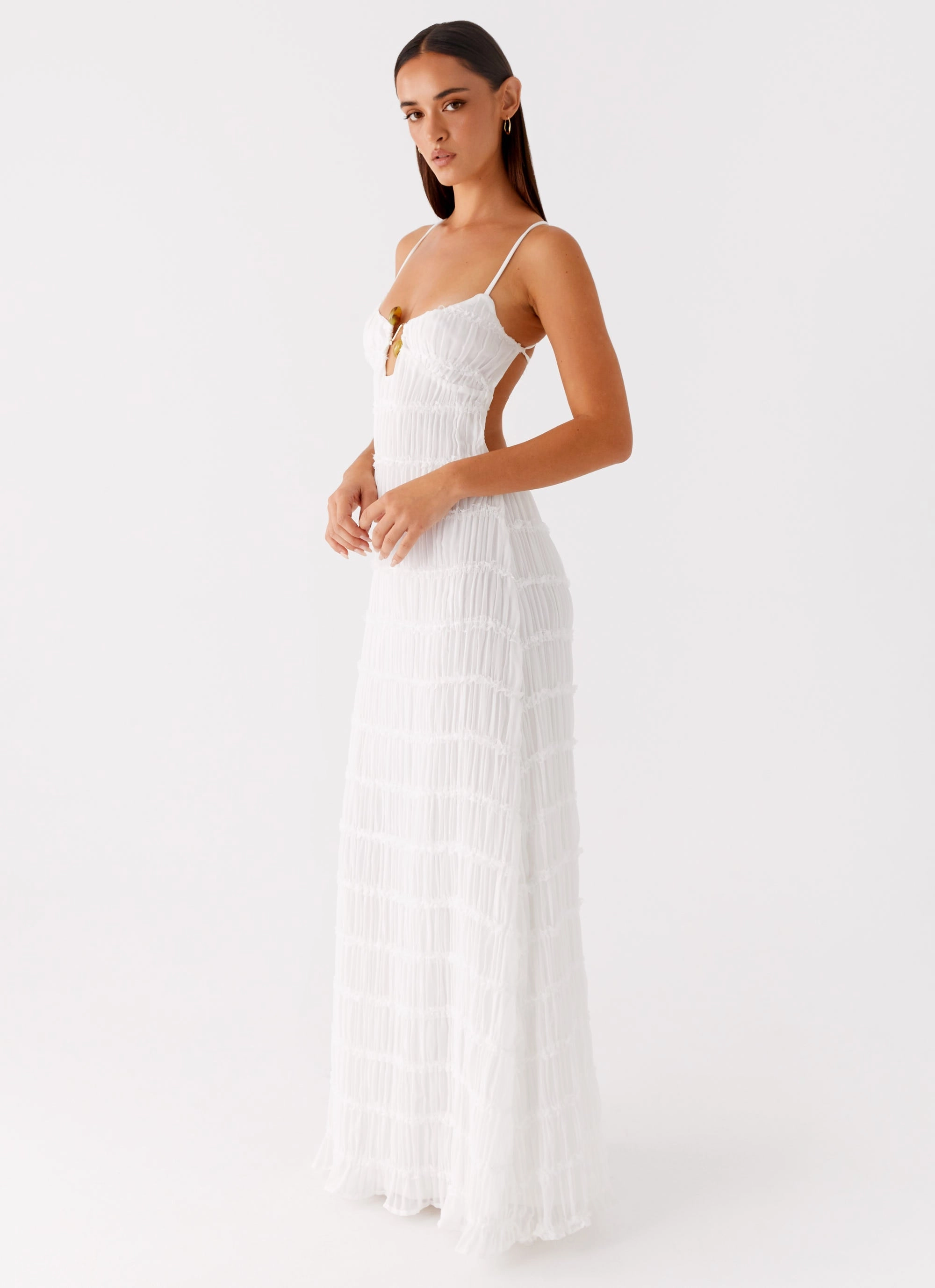Darwin Maxi Dress - White Runway-Ready