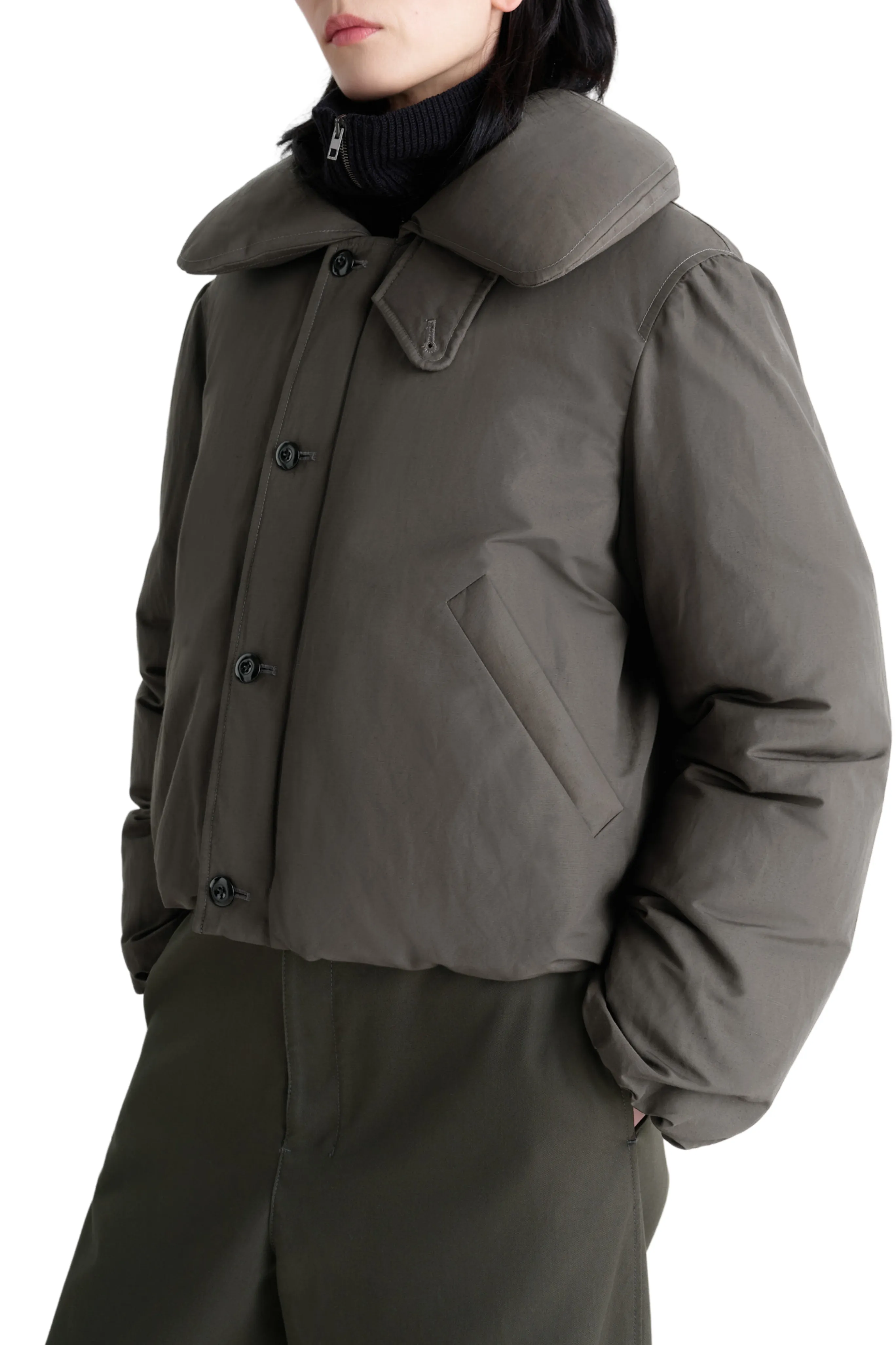 Comfortable Style Short Puffer Blouson