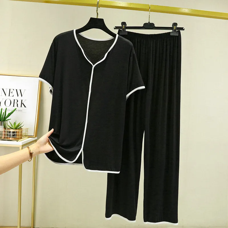 Short Sleeve Modal Fabric Pajamas