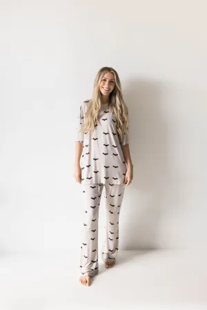 Short Sleeve Women's Bamboo Pajamas | It's Bats!