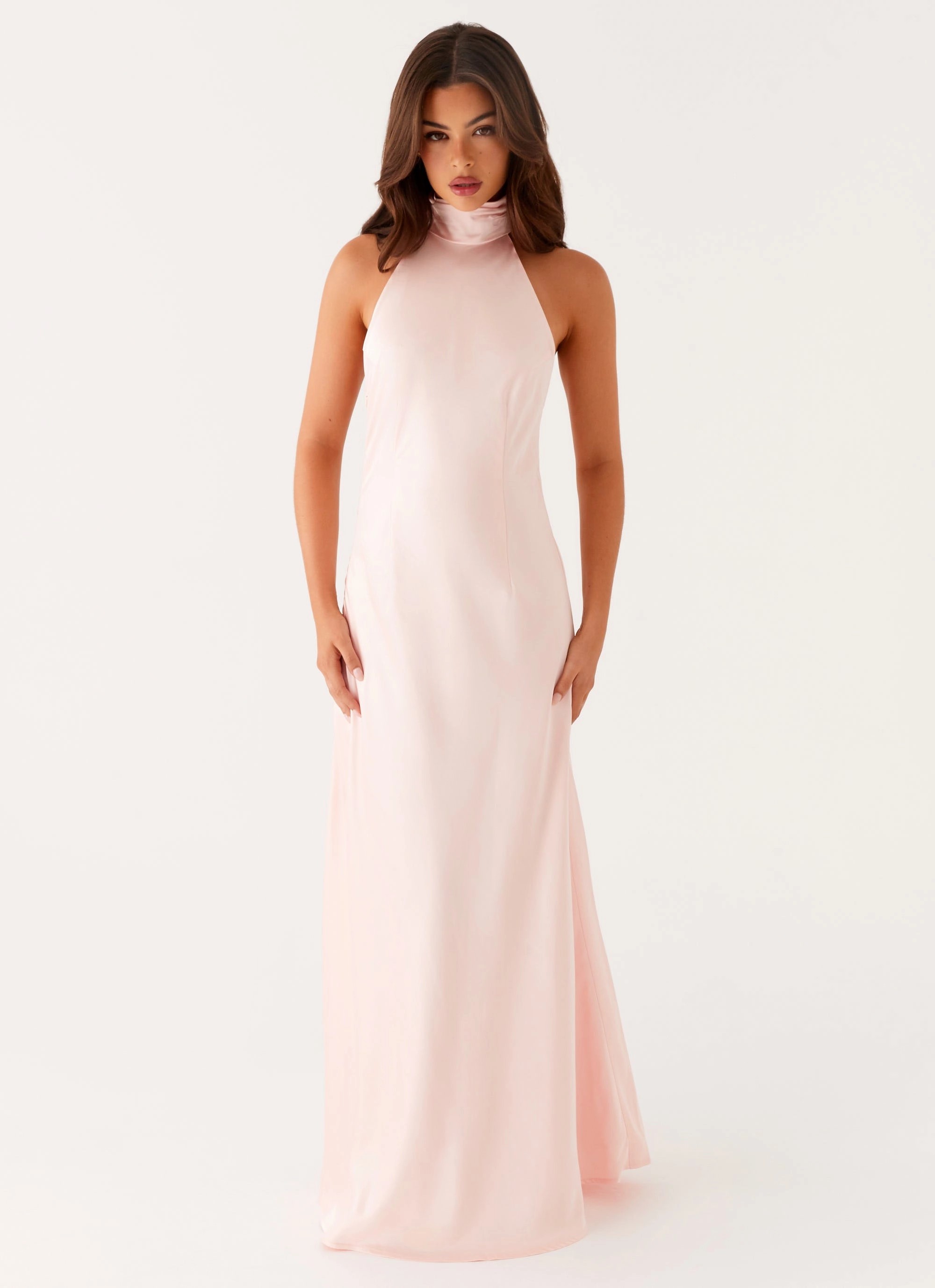 Life Soft Siani Backless Maxi Dress - Pink