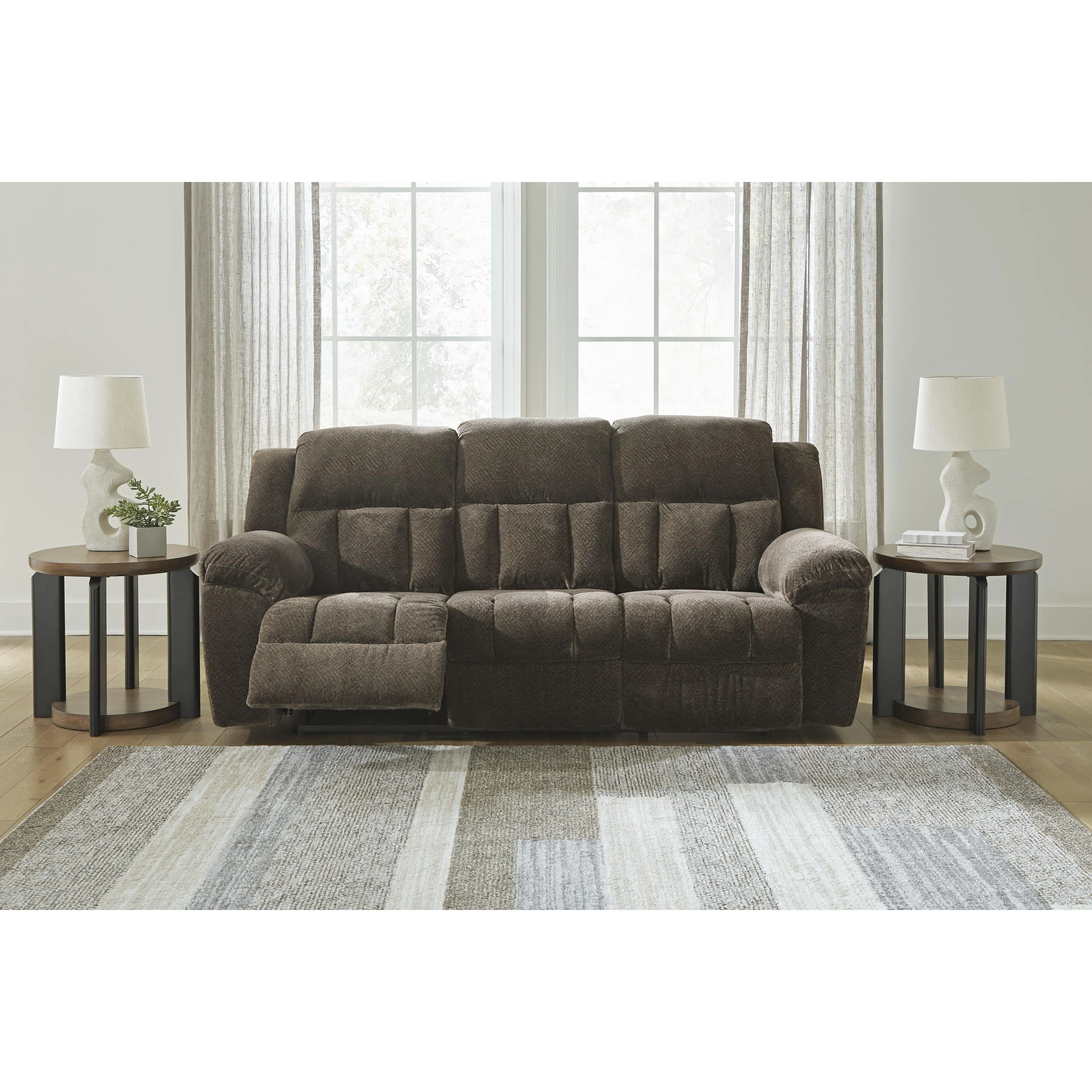 Signature Design by Ashley Frohn Reclining Fabric Sofa 3740788