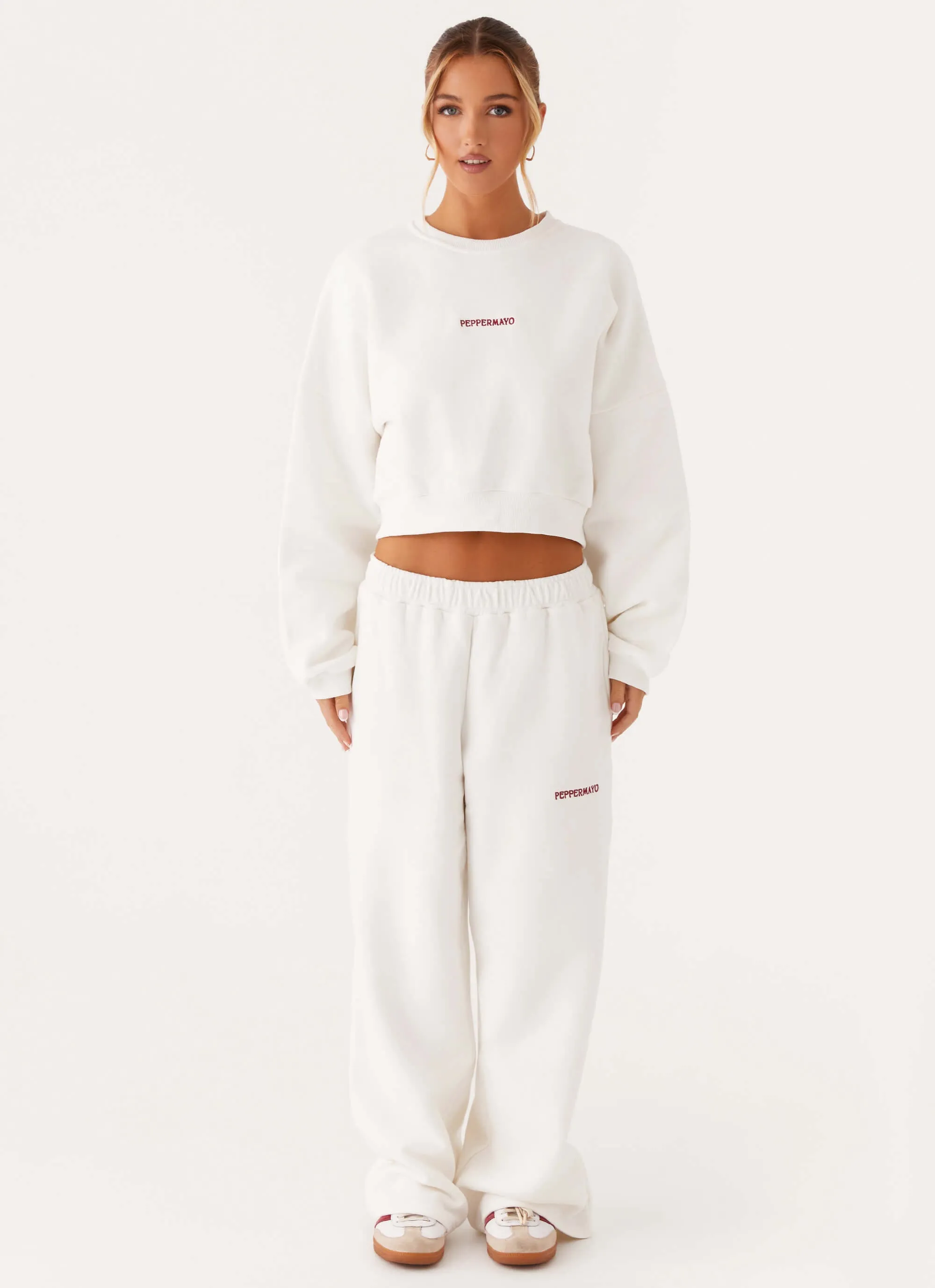 All weather All-Purpose Comfort Signature Sweatpants - Ivory
