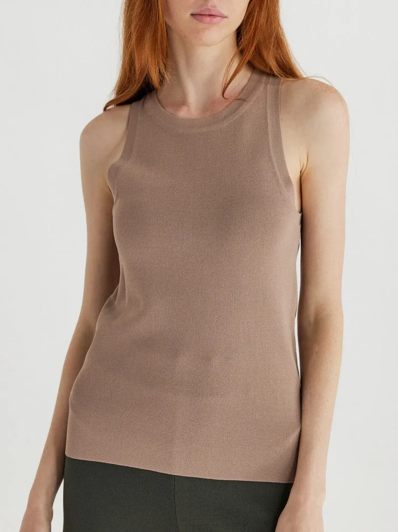 Signy Top - Taupe Ventilated Side Panels