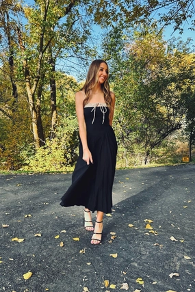 Smart and Stylish Silent Night Corset Dress